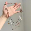 Collar de Cuentas Estilo Étnico Bohemio, Collar Personalizado de Múltiples Capas Colorido Apilado, Cadena para Clavícula de Diseño de Nicho para Mujer