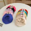 Boina Infantil Outono e Inverno Nova Estilo Coreano Estilo Princesa Chapéu de Lã para Meninas e Bebês Chapéu de Pintor Colorido Doce Tendência Meninas