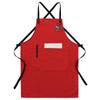 Delantal con Logo Impreso para Cocina, Tienda de Té con Leche, Restaurante, Salón de Uñas, Ropa de Trabajo de Peluquería, Uniformes de Camarero y Camarera para Hombres y Mujeres