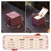 Caja de Regalo con Borlas de Patrón de Mármol, Tetera de Arcilla Púrpura, Taza de Té, Gaiwan, Caja de Brocado, Caja Vacía, Caja de Regalo de Almacenamiento, Mayoreo