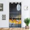 Cortina de Puerta sin Clavos Cortina Divisoria Tela Protectora contra el Viento Habitación Tela para el Hogar Baño Accesorios para Baño Baño Simple