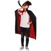 Capa de Halloween para Adulto Disfraz de Performance cosplay Niño Pirata Mago Bruja Accesorios para Vestirse