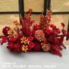 Flor Jardín Monet Viento Acabado Pila de Flores Red Celebratorio Disposición de Tienda Habitación de Boda Camino de Boda Decoración de Guía Paisajismo de Ventana