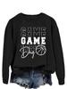 Estación independiente de Amazon juego juego juego día del juego pelota moda europea y americana Joker suéter holgado casual
