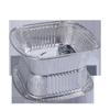 Caja Especial Cuadrada de Papel de Lata con Tapa Comercial Doméstica Rectangular Desechable de Papel de Aluminio Caja de Empaque para Horno de Horneado