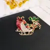 Nova Série de Combinações de Natal Broche Papai Noel Broche de Natal Árvore de Natal Acessórios de Pino de Ano Novo Transfronteiriço