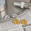 Brincos de Caracol Mais Vendidos Transfronteiriços com Design Criativo, Joias Casuais da Moda, Joias de Aço Inoxidável Que Não Desbotam para Mulheres