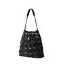 Bolso de Hombro Plegado Rpet Estilo Japonés Bolso Cruzado de Cuero Rpet Transfronterizo Bolso Cubo de Pu de Moda Fábrica Personalizada