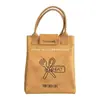 Bolsa Térmica de Papel Dupont Transfronteiriça, Bolsa Estilosa de Papel Dupont para Marmita, Bolsa Carteiro com Folha de Alumínio para Marmita, Fábrica Personalizada