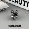 Grampo de Cabelo Flor Vermelha Lateral High-End Presilha para Franja Pequeno Pegador Vermelho Aveludado Laço Presilha para Meninas Adorno de Cabeça Acessórios de Cabelo