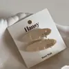 Pinza para el pelo de acetato linda y texturizada para mujer, pasador ovalado pequeño, pinza plana de pico de pato, pinza lateral, pinza para flequillo degradada
