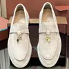 Mocasines de Ante de Máxima Calidad para Mujer 2026 Estilo Nuevo Zapatos Casuales Planos Suaves para Ponerse Fácilmente Mocasines