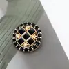 Botón Hueco Metálico Cruzado Estilo Chanel para Traje de Mujer Chaqueta Tweed Botón Decorativo Abrigo Suéter Botón Redondo