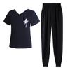 Ropa de Baile para Niños Traje de Manga Larga Otoño Cuello Redondo Danza Latina Algodón Negro Ropa de Práctica Pantalones de Zanahoria para Hombre Venta al por Mayor