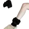 Novas polainas de pelúcia em estilo japonês para outono e inverno, aquecedoras e fofas, capas de meia de tricô peludas, adequadas para esportes ao ar livre