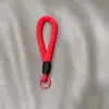 Lindo Colgante Llavero de Correa para Teléfono Corta y Colorida Estilo Dopamina con Estilo Chino