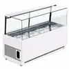 Gabinete Refrigerado Comercial para Paletas de Yogur Frito Corte Grueso Enfriado por Aire Libre de Escarcha Helado Artesanal Gabinete de Exhibición Antivaho Personalizado