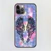 Funda para iPhone 15 con Alas de Ángel de Pluma para Niña