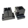Base de Soporte para Sensor Soporte de Perfil Base de Pie para Línea Transportadora Abrazadera Fija para Tubo Pilar con Agujero Cuadrado Acero Clqb Rcx01