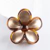 Gurex Jewelry Estilo Meio do Século Casco de Tartaruga High-End Flor Pegador Rabo de Cavalo Meio Preso Grampo de Cabelo Frangipani Acessórios de Cabelo para Mulheres