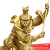 Estátua de Macaco de Cobre Igualando o Céu por Atacado Ornamentos de Macaco Rei de Cobre Estátua de Macaco Rei de Bronze Artesanato de Decoração para Casa