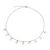 Collar de diamantes de moda transfronteriza de joyería europea y americana, accesorios creativos de personalidad femenina, colgante de cadena de clavícula