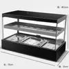 Gabinete Calentador de Pollo Frito, Caja Calentadora de Hamburguesas, Huevo Tartaleta, Pay, Churros, Horno de Temperatura Constante, Mesa Calentadora Comercial para Bebidas Metabo