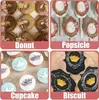 Marco de Espejo Retro Corona Transfronteriza DIY Pastel de Chocolate Pez Seco Horneado Estilismo Molde de Silicona Decorativo