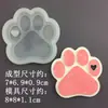 Molde de Silicone Pequeno e Grande em Formato de Osso com Furo Molde para Gesso Resina Epóxi Pingente para Pet Molde para Assar Chocolate Fondant