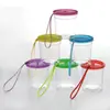 Aquário Pequeno de Garrafa para Peixe Betta Suprimentos para Aquário Caixa Descartável para Peixe Caixa de Plástico Aquário Quadrado para Peixinho Dourado Transparente Kidsren