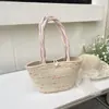 Bolso de Hombro Bufanda de Seda Tejida de Gran Capacidad 2025 Verano Nuevo Versátil Ins de Alto Valor Bolso Sobaco Bolso Tote para Mujer