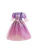 Vestido Rapunzel para Niñas Navidad Cosplay Rapunzel Vestido Sofía Halloween Performance Infantil
