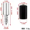 Tornillo Autorroscante Soportes Integrados para Tableros de Capa Soportes de Partición Silenciosos sin Perforaciones para Gabinete de Vino Gabinete de Armario Soportes de Estante de Almacenamiento sin Clavos