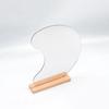 JZ003 Espejo acrílico irregular adhesivo para dormitorio de estudiantes, espejo decorativo simple, adornos de mesa