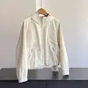 2026 Novo Estilo Moletom Curto com Zíper Jaqueta Curta Esportiva Casual Cardigan Jaqueta Atacado H18AW8218