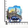 Fuentes de comercio electrónico transfronterizo de bienes en toda Italia, imanes conmemorativos de turismo, imanes para refrigerador, artesanías decorativas pintadas en tres dimensiones