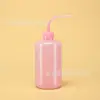 Botella de Lavado de Plástico con Pico Curvo, Botella de Enjuague con Boca Curva, Regadera para Suculentas en Stock, Botella Exprimidora, Botella para Limpieza de Pestañas, Botella de Lavado