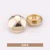 Botones de abrigo clásicos curvados cosidos a mano estilo Chanel, adecuados para vestidos, gabardinas, abrigos, suéteres y prendas de punto.; botones metálicos