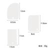 Set de tres piezas de plástico PP para decorar pasteles con crema, herramienta raspador, varios colores opcionales, herramienta raspador para hornear
