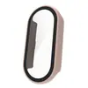 Adequado para Capa Protetora de Relógio Xiaomi Mi Band 10, Anti-Queda, Capa de Relógio Xiaomi Mi Band 9, Capa de PC com Película Integrada Anti-Risco