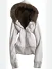Sudadera con capucha para mujer, forrada de forro polar, con cuello grande de pelo, forro grueso de felpa, cárdigan corto con cremallera, Otoño/Invierno 2026