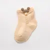 Calcetines de bebé verano finos transpirables de malla calcetines de tubo corto para bebé dibujos animados al por mayor 0-6 meses 1-3 años