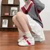 Zapatillas con Tacón Oculto para Mujeres Bajitas, Zapatos Casuales Deportivos Retro, Estilo Coreano Versátiles Cómodos con Bloques de Color Zapatos de Entrenamiento Alemanes, Tallas Grandes para Mujer