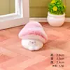 Pingente Chaveiro Corrente de Celular Acessório Ornamento Cogumelo Bebê Resina DIY Fofo e Macio