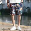 Moda Verão 2023 Marca Nova Calções Casuais Estampados Masculinos Calças Retas Masculinas Calças Casuais para Viagem Praia