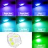 Lámpara LED azul cian de 530 nm, 10 W, 20 W, 50 W, 100 W, 490 nm, fuente de luz integrada de alta potencia, reflector.