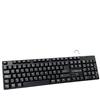 Conjunto de teclado y ratón con cable para oficina, hogar, escritorio, USB, distribución instalada