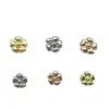 Botões Exóticos em Forma de Flor com Toque de Luxo, Estilo Retrô de Luxo Leve, Botões de Metal de Alta Qualidade, Suéter Novo Estilo Chinês Nacional