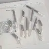 Faca Utilitária Simples Estilo Ins Sem Estampa Mini Pequena Abridor de Caixa de Entrega Expressa Lâmina Pequena Faca para Estudante Artesanato Cortador de Papel