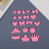 Molde de Silicone Coroa Laço Coração Amor Bolo Sorvete Decoração Assar Chocolate Cola Gotas Molde